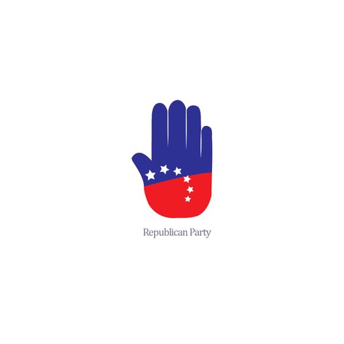 The American Political Parties Need a Logo Re-Design! Design by FarruFu