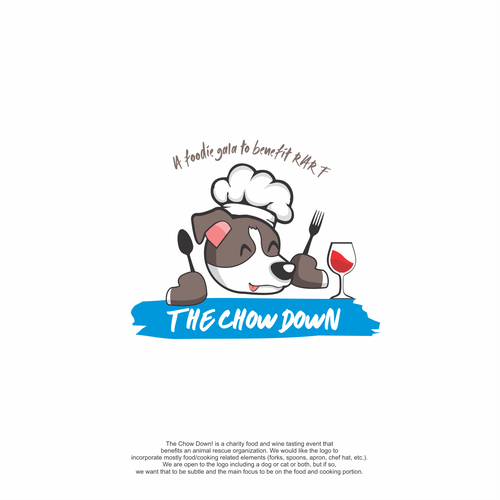 Food competition logo needed for charity even supporting animal rescue! Réalisé par asmui11