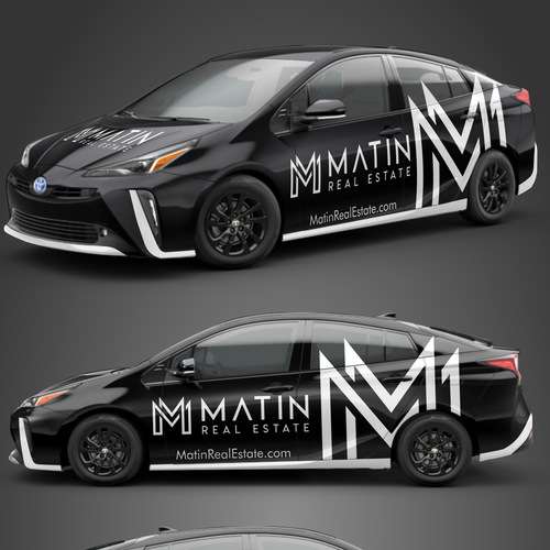 Luxury Real Estate Firm Prius Wrap Design by ✨B O T S™✨