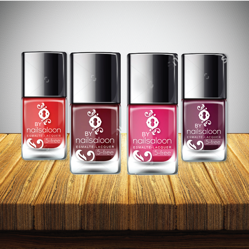 nailsaloon Polish Bottle Label Design | Product label contest