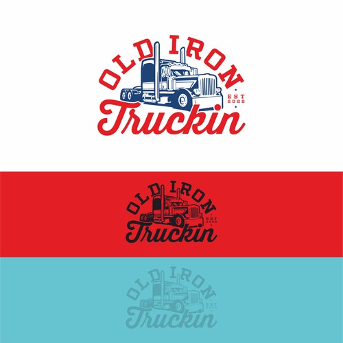 Vintage old school trucking Restoration and apparel brand Design by urban-design