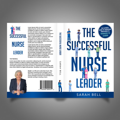 I need a powerful book cover that will appeal to nurses and healthcare professionals. Design by Mr.TK