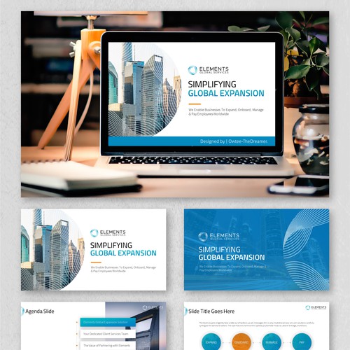 Elements rebrand PPT Design by Owtee-TheDreamer.