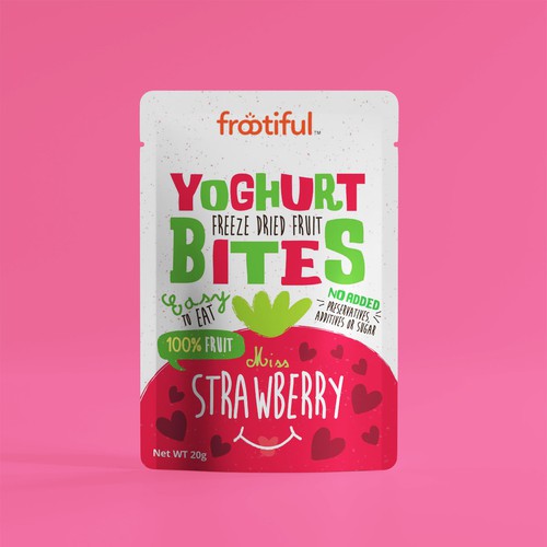 DESIGN PACKAGING FOR CHILDREN SNACK  - FUN, STAND OUT, MODERN Design by Darka V