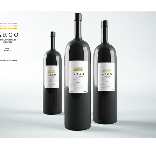 Sophisticated new wine label for premium brand Design by Forever.Studio
