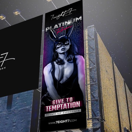 Billboard for a Nightclub and Gentlemen’s Club Design by J0taeMe_