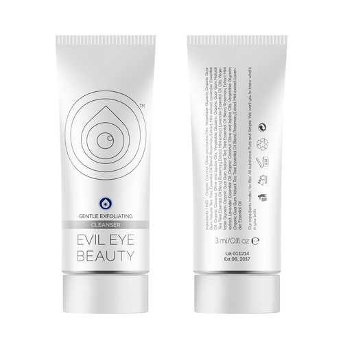 Evil Eye Beauty needs a fun & modern cosmetic tube designed. Design by bcra