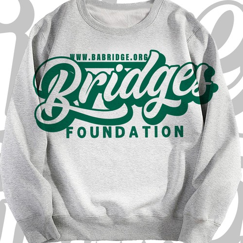 Classic Urban and Hip Tee-Shirt Design for a good cause with Bridges Foundation (non-profit) Design by SORENKOgraph