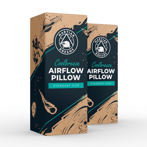 Fun Carton Design for a Super Airflow Pillow Design by Ny.Studio's