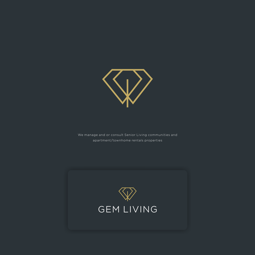 Geometrical, minimalist, modern brand design for Gem Living Design by M a i s y a