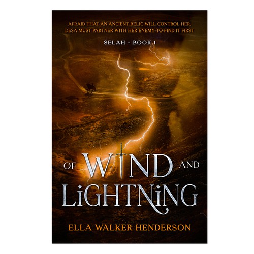 Fantasy book cover design Design by Anastasia Brenych