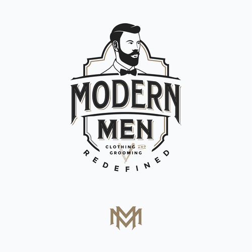 Manly, Retro-Modern Logo for Modern Men: A Subscription Box for the Modern Gentleman Design by phete