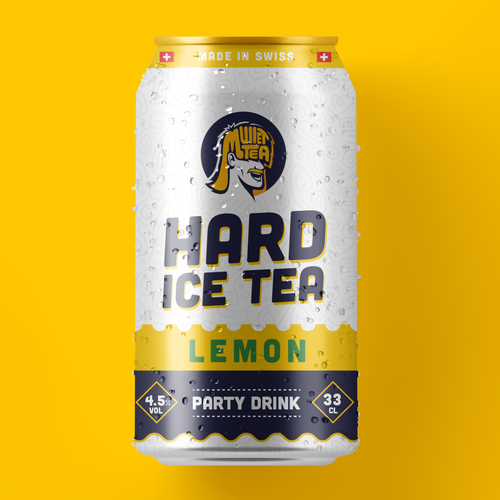 Hard Ice tea Can Design - Be Fun ! Design by DolphinArt