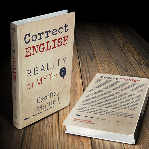 Create an attractive cover for a paperback book about language Design by Lola Evgenia