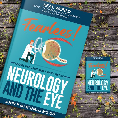 Medical Cover about Neurology & The Eye/Vision in a bold yet engaging style for a new educational series for physicians. Design by Aaniyah.ahmed