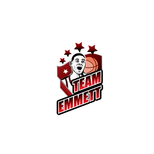 Basketball Logo for Team Emmett - Your Winning Logo Featured on Major Sports Network Design by Sam.D