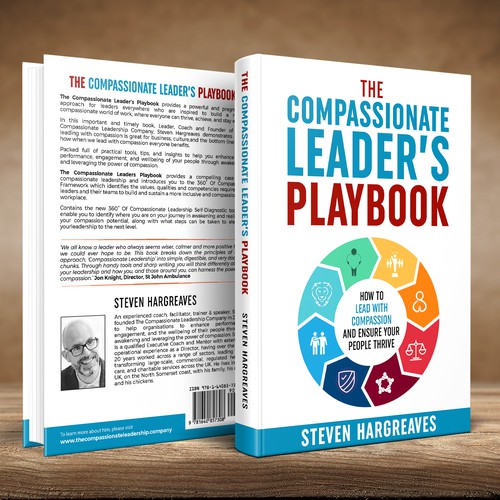 Compassionate Leadership Book Needs Practical Cover Design Design by Sam Art Studio