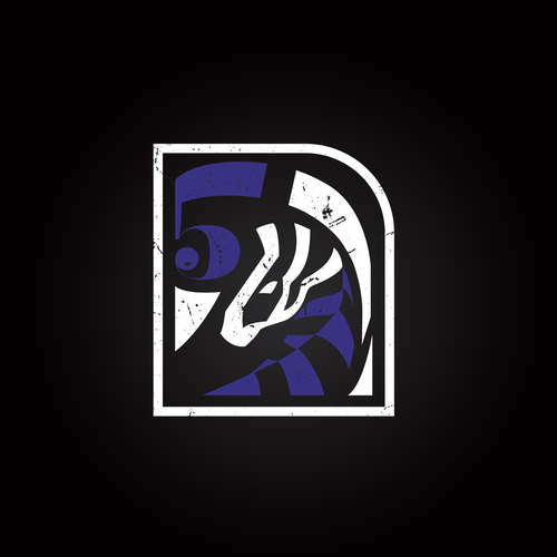 Edgy, Tough, Rugged, clothing Logo cleverly combining "Zebra" and "51" in a unique way. Diseño de Prografik