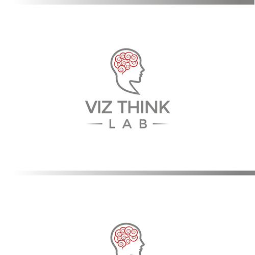 A logo on how Viz Think Lab uses visual thinking drawing skills to promote business creativity Design by tutubis