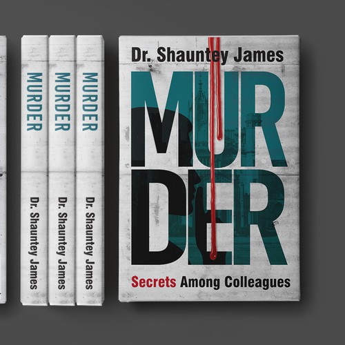 Cover for a classic murder mystery where secrets and lies fly among college professors Design by BeyondImagination