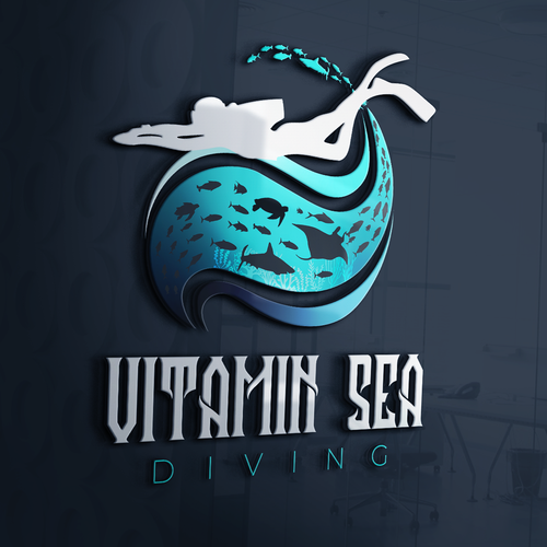 We need a powerful new logo and brand kit for a fun scuba shop Design by Parallax™