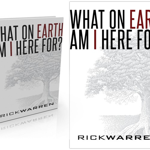 Book cover redesign for "What on Earth Am I Here For? The Purpose Driven Life" by Rick Warren Design by Injoi Design