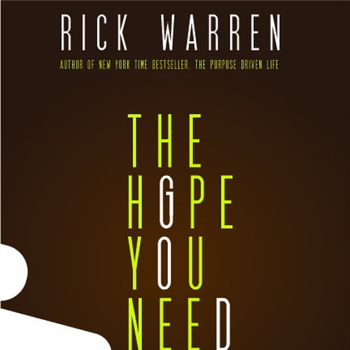 Design Rick Warren's New Book Cover Design by Pete Mendez