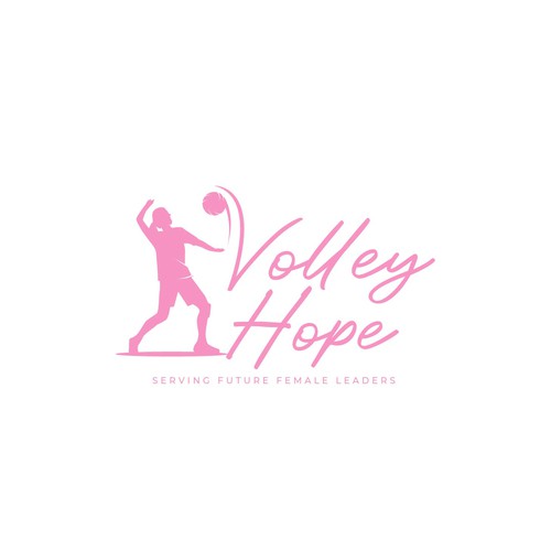 Design a vibrant woman empowering logo that portrays inclusivity and opportunity to play volleyball! Design by MagsArt