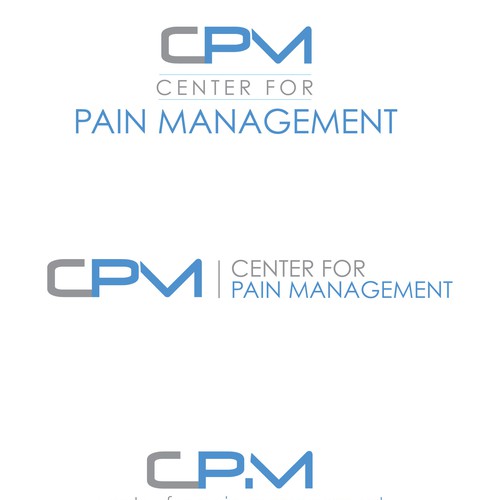 Center for Pain Management logo design Diseño de ali0810
