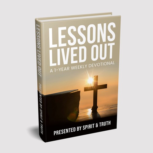 We need a captivating cover for our 1-year Devotional! Design by Zahari Studio