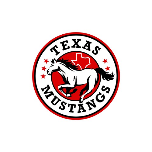 Diseño de Texas Mustangs de brint'X