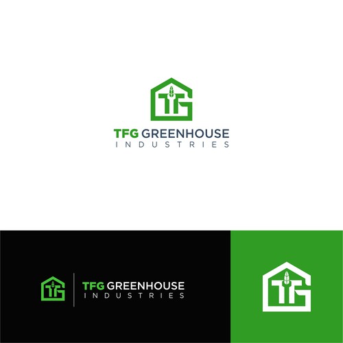 Design a unique logo for Greenhouse Construction Company Design by arkum