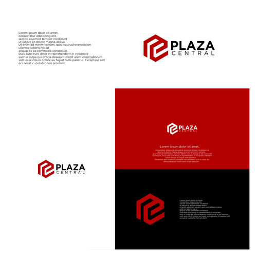 Logotipo Plaza Central Design by RowSheet