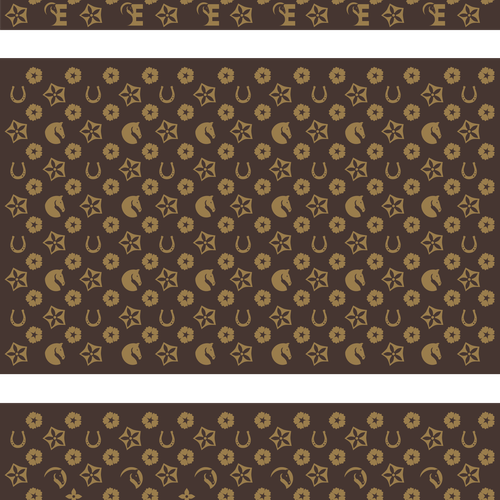 Create A Seamless Pattern For An Equestrian Tote Illustration