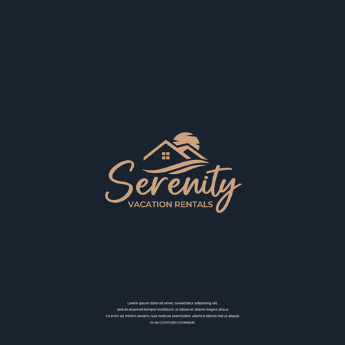 New Vacation home rentals logo for our Airbnb! Design by svánz©