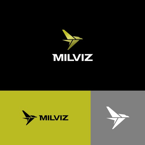 MILVIZ Logo - Producer of Military Flight Simulation Design by Yantoagri