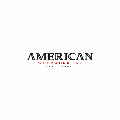 American Woodwork news a new logo Design by CSArtwork