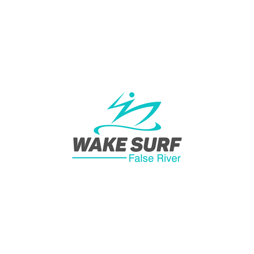 Edgy/sophisticated wake surf logo for a female/male group of wake surfers that embody a luxury life. Nothing predictable Design by oopz