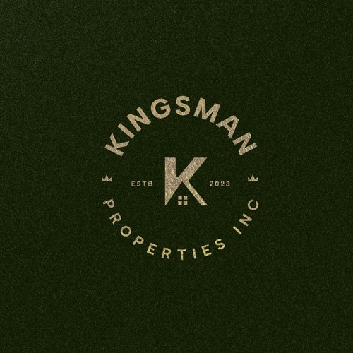 Kingsman Properties logo Design by designhatti