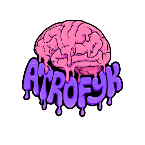 Help me melt brains with a logo representing my internet persona-ontwerp door Athew_Yana