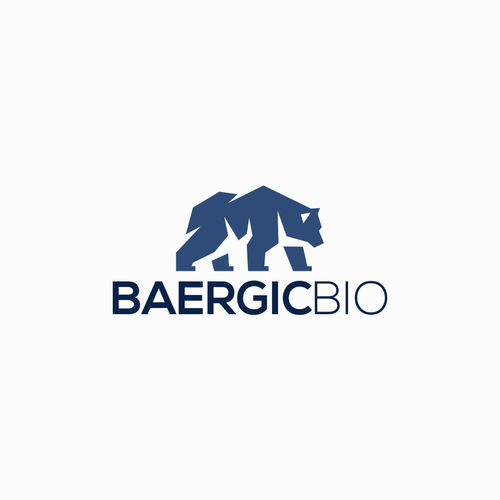 Design a biotech company logo including imagery of a bear. Design by LucianRadu