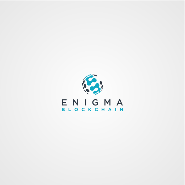 enigma blockchain logo design