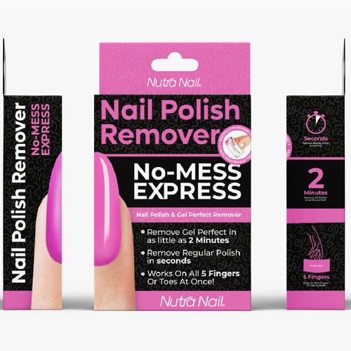 Nutra Nail Gel Remover Design by Seif.