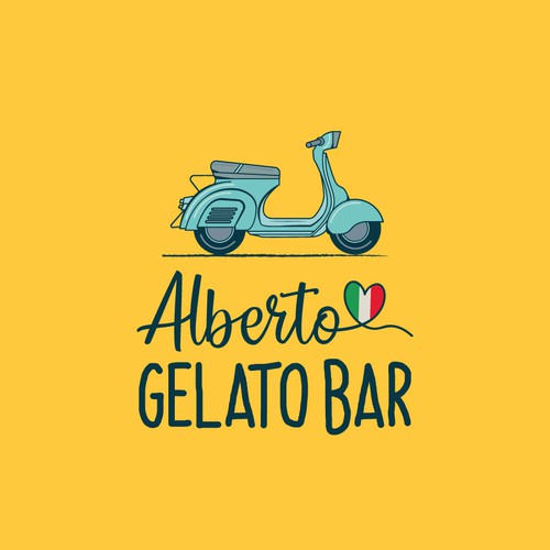 We need a creative interesting logo for gelato bar "Alberto Gelato Bar" Design by Lah-dee-dah