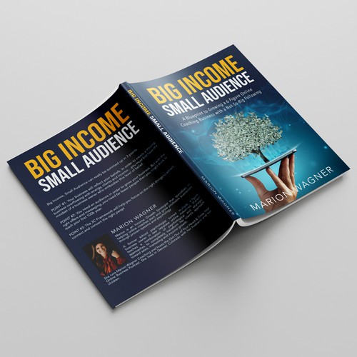 Book cover design to appeal to online entrepreneurs Design by -Saga-