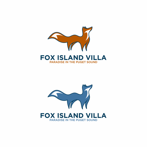 Design a Vacation Home Logo that Depicts Paradise on Fox Island Design by SWARN " O