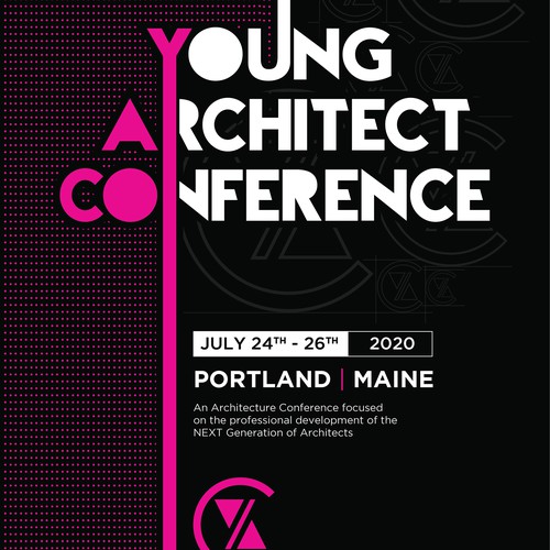 Poster Design for Millennial Architecture Conference Design by _Blue_