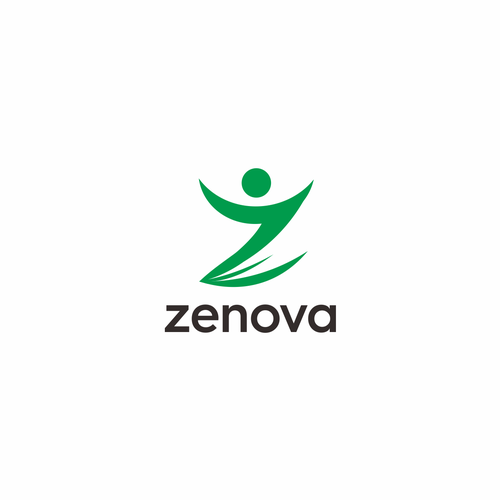 Zenova Logo: Revolutionary suite of health and wellness mobile apps Diseño de alvinnop