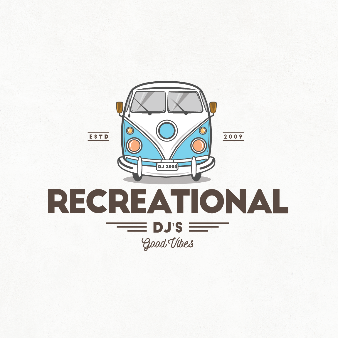 Leisure logo with the title 'DJ's LOGO'
