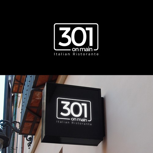 RESTAURANT 301 ADD ITALIAN RISTORANTE under logo Design by Donalmario1